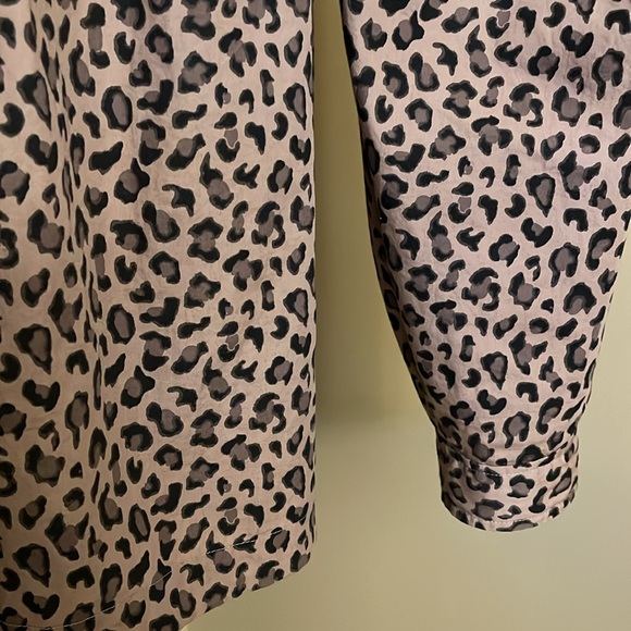 La Vie Rebecca Taylor Ocelot poplin top Size Small - Picture 10 of 17